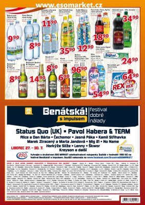 akční leták ESO MARKET 5.7.2017-16.7.2017