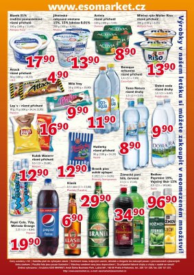 akční leták ESO MARKET 5.7.2017-16.7.2017