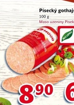 Salám Gothaj Maso uzeniny Písek