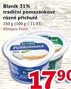 Tradiční pomazánkové Blaník