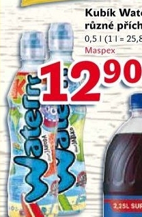 Ochucená voda Waterrr Kubík