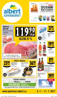 akční leták Albert 5.7.2017-11.7.2017