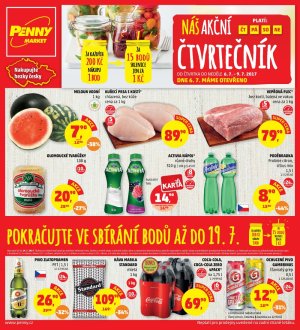 akční leták Penny Market 6.7.2017-9.7.2017