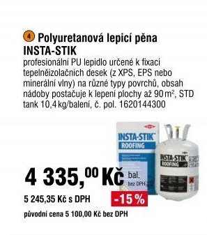 Polyuretanová lepicí pěna INSTA-STIK
