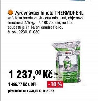 Vyrovnávací hmota THERMOPERL