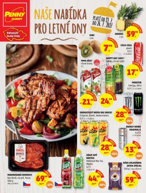 akční leták Penny Market 13.7.2017-26.7.2017