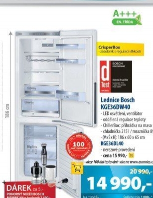 Kombinovaná chladnička Bosch KGE36DW40