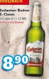Pivo světlé výčepní B: Classic Budweiser Budvar