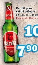 Pivo světlé výčepní 10° Pardál