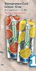 Pivo ochucené Staropramen Cool