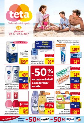akční leták Teta drogerie 20.7.2017-29.7.2017