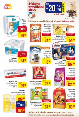 akční leták Teta drogerie 20.7.2017-29.7.2017
