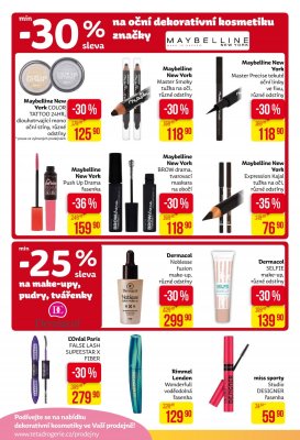 akční leták Teta drogerie 20.7.2017-29.7.2017