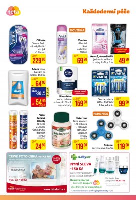 akční leták Teta drogerie 20.7.2017-29.7.2017