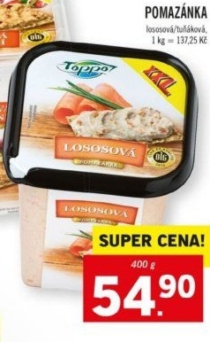 Lososová pomazánka Toppo