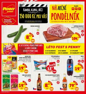 akční leták Penny Market 24.7.2017-26.7.2017
