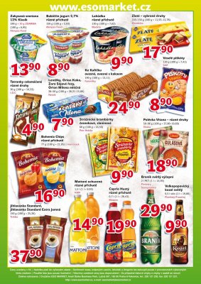 akční leták ESO MARKET 2.8.2017-13.8.2017