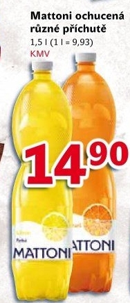 Ochucená voda Mattoni