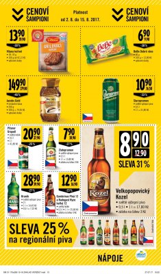 akční leták Albert 2.8.2017-8.8.2017
