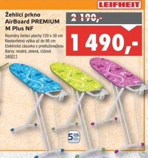 Žehlicí prkno AirBoard Premium M Plus Leifheit