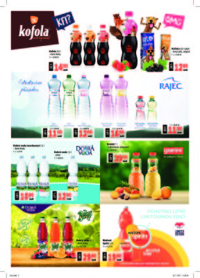 akční leták Žabka 9.8.2017-22.8.2017