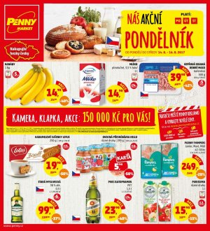 akční leták Penny Market 14.8.2017-16.8.2017