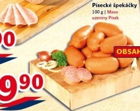 Špekáčky písecké Maso uzeniny Písek