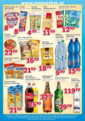 akční leták ESO MARKET 16.8.2017-27.8.2017
