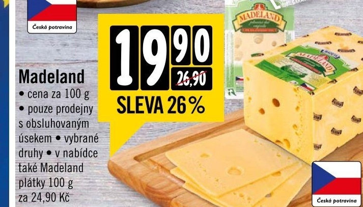 Sýr Madeland Madeta