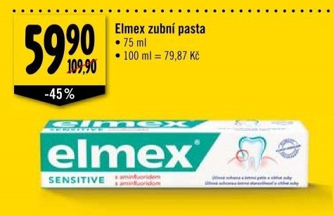 Pasty na zuby Elmex