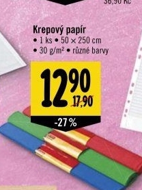 Krepový papír Herlitz