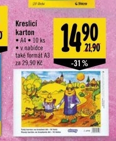 Kreslící karton A4