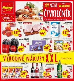akční leták Penny Market 17.8.2017-20.8.2017