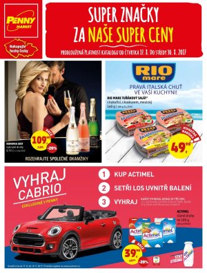 akční leták Penny Market 17.8.2017-30.8.2017
