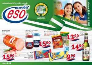 akční leták ESO MARKET 30.8.2017-10.9.2017