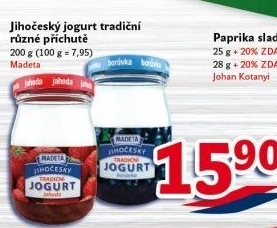 Jogurt jihočeský Madeta