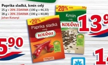 Koření Paprika sladká Kotányi
