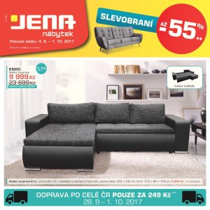 akční leták Jena nábytek 4.9.2017-1.10.2017