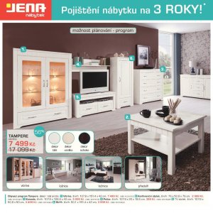 akční leták Jena nábytek 4.9.2017-1.10.2017
