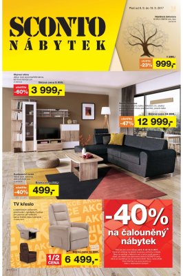 akční leták Sconto nábytek 6.9.2017-19.9.2017