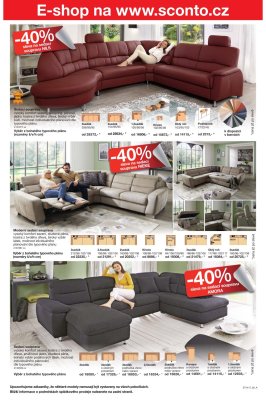 akční leták Sconto nábytek 6.9.2017-19.9.2017