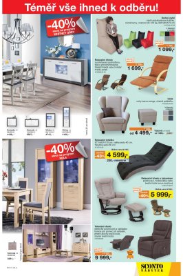 akční leták Sconto nábytek 6.9.2017-19.9.2017