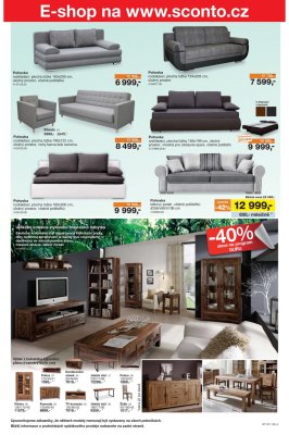 akční leták Sconto nábytek 6.9.2017-19.9.2017