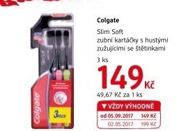 Kartáček na zuby Slim Soft Colgate