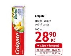 Pasta na zuby Herbal White Colgate