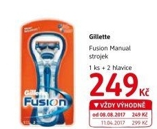 Holicí strojek pánský Fusion Manual Gillette