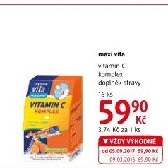 Vitamín C Komplex MaxiVita