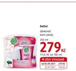 Dávkovač mýdla bezdotykový + náplň Dettol