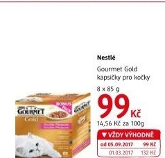 Kapsičky pro kočky Gourmet Gold Purina