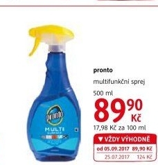 Čistič multifunkční rozprašovač Pronto